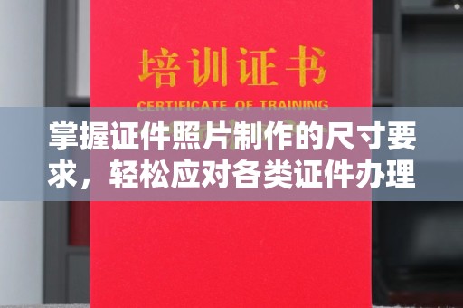 莱州掌握证件照片制作的尺寸要求，轻松应对各类证件办理